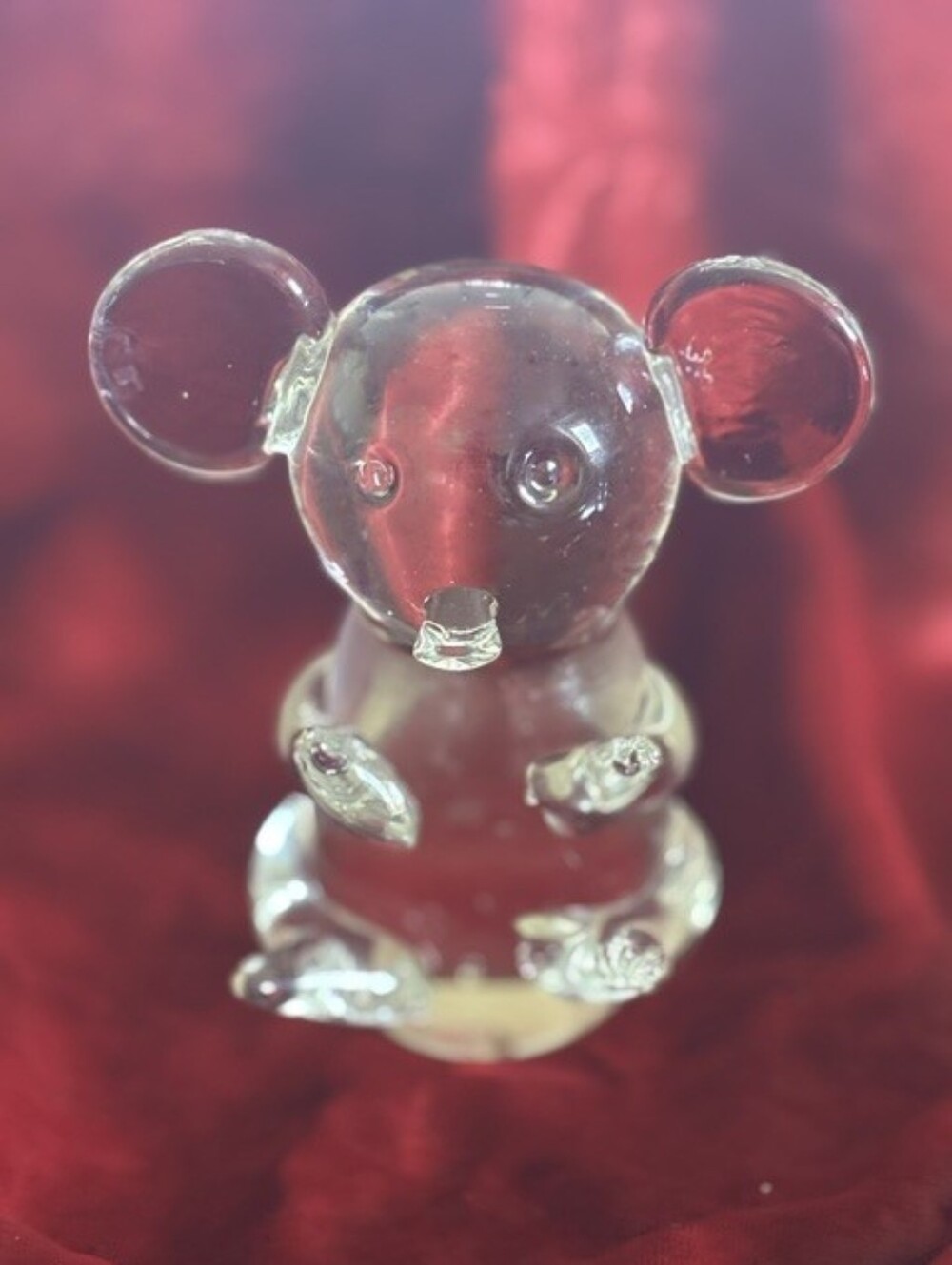 Smallish Glass Bear
